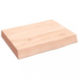 Cumpara ieftin Blat de baie, 40x30x(2-6) cm, lemn masiv netratat