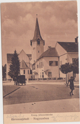 CP SIBIU Hermannstadt johanniskirche ND(1917) foto