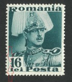 EROARE CAROL II POSTA 1935 MNH - LINIE LA CIFRA 1