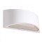 Lampă De Perete Vixen Albă Ceramică 1 Bec Semicircular Modern De Interior