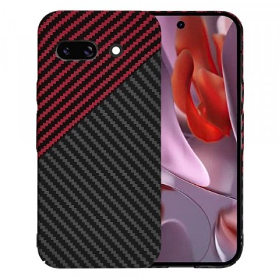 Husa pentru Google Pixel 9a, Techsuit, Carbonite FiberShell Vortex, Rosie foto