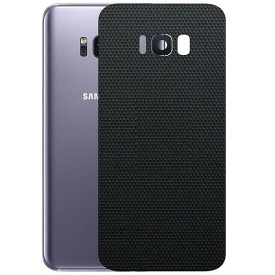 Set Folii Skin Acoperire 360 Compatibile cu Samsung Galaxy S8 Plus (2 Buc) - ApcGsm Wraps Matrix Black