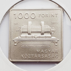 2832 Ungaria 1000 Forint 2011 Jedlik Ányos km 829 UNC