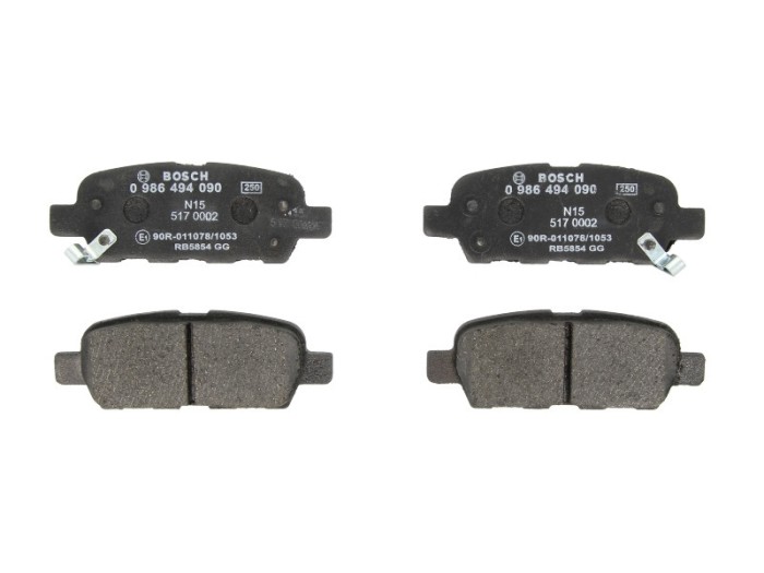 Set placute frana,frana disc INFINITI FX (2002 - 2008) BOSCH 0 986 494 090