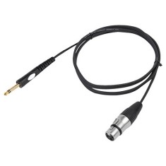 CABLU XLR MAMA - JACK 6.35 STEREO TATA 3M foto