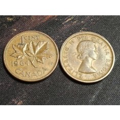 Canada 1964 - 1 cent, circulata