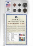 STATELE UNITE ALE AMERICII - Set Complet Monede - UNC Sigilate, cu Certificat, America de Nord, Cupru-Nichel
