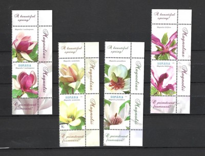 ROMANIA 2025 - MAGNOLII, VINIETA 2, MNH - LP 2505 foto