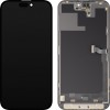 Display cu Touchscreen MP compatibil cu Apple iPhone 14 Pro Max, cu Rama, Versiune Soft OLED 120Hz FHD Diagnostic, Negru
