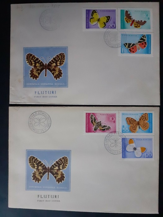 1969 - Fluturi - LP703 - FDC