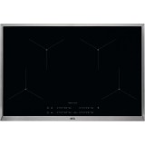 Plita incorporabila inductie AEG IAE84411XB, 4 zone, SenseBoil, 77 cm, control Touch, Booster, timer, conectivitate hota, negru