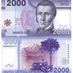 Chile 2 000 Pesos 2012(13) P-162b UNC