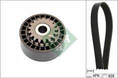 INA 529 0100 10 Set curea transmisie cu caneluri