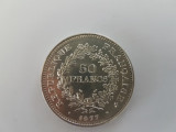 Franta 50 Francs 1977 Argint are 30 gr.Impecabila
