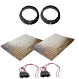 Pachet audio VW, Seat, inele, adaptoare, insonorizant