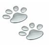Autocolant 3D crom Bear paw Garage AutoRide