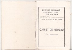 bnk div UGSR - Casa de Ajutor Reciproc - carnet de membru