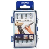 Dremel 2615C682JA - Set de gravare pe sticla 8 bucati