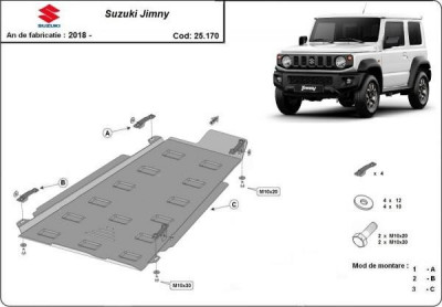 Scut metalic cutie de viteze si reductor Suzuki Jimny 2018-prezent foto