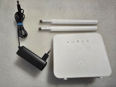 Router Modem Alcatel LINK HUB 4G LTE CAT4 HH42CV, antene detasabile - poze reale foto