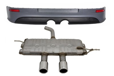 Prelungire Bara Spate VW Golf 5 V (2003-2007) R32 Look cu Sistem de evacuare Performance AutoTuning foto