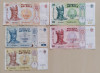 Bancnote Moldova - 1leu (2009) - 5, 10, 20, 50 lei (2015)