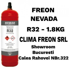 Agent frigorific R32 &ndash; 1.8kg | NEVADA (V&acirc;nzare doar cu Certificat AGFR)