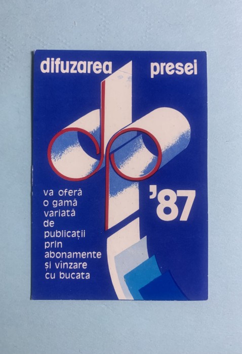 Calendar 1987 difuzarea presei