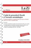 Codul de procedura fiscala si normele metodologice Act. 22 Ianuarie 2024 Ed.Spiralata