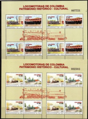 COLUMBIA 2004 TRENURI LOCOMOTIVE foto