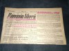 ZIARUL ROMANIA LIBERA 9 APRILIE 1949