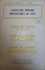 Legislatie privind organizarea de stat foto