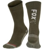 Ciorapi Fox GREEN/SILVER THERMOLITE LONG Marime 40-43