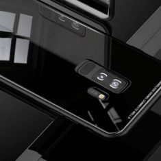 Husa Samsung Galaxy S8 Back Glass MYSTYLE husa cu sticla securizata spate Black