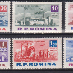 ROMANIA 1963 CONSTRUCTII ALE SOCIALISMULUI IN R.P.R. LP. 558 MNH