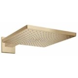 CAP DUS RAINDANCE E 300 AIR 1 JET, 300X300MM, CU PRINDERE PE PERETE CU BRAT 390MM, BRUSHED BRONZE
