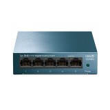 SWITCH TP-LINK 5 porturi Gigabit LiteWave carcasa metalica &quot;LS105G&quot; (timbru verde 2 lei)