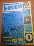 revista tehnium ianuarie 1974-amenajari interioare,confortul casnic