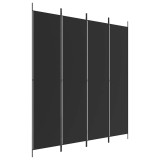 Cumpara ieftin Paravan de camera cu 3 panouri, 200x220 cm, textil