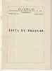 Romania istorie postala ,lista de preturi 1964 .