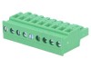 Regletă de Conexiuni Deconectabilă 5,08mm 9 Piste &Icirc;n Unghi