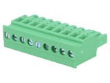 Regletă de Conexiuni Deconectabilă 5,08mm 9 Piste &Icirc;n Unghi