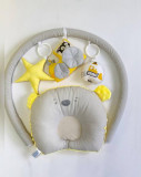 Babynest Plush MyKids 0119 Cars Yellow