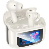 Handsfree Bluetooth HOCO EQ21, TWS, ANC, Alb