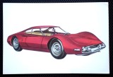 P.207 RECLAMA AUTO CIOCOLATA JAQUES LE MONDE DES AUTOS 1966 DINO 206 P