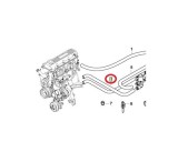 Furtun radiator racire motor Bmw Seria 3 E46 1998-2006, 22mm, material Cauciuc, RapidAuto 2008PW-7