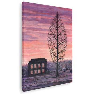Tablou pictura Cautarea absolutului de Magritte 2137 Tablou canvas pe panza CU RAMA 80x120 cm foto