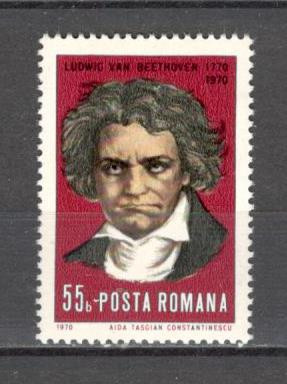 Romania.1970 200 ani nastere L.van Beethoven-compozitor ZR.384 foto