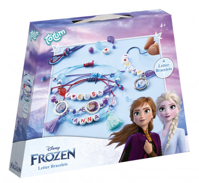 Set creativ DIY Bratari cu litere Disney Frozen foto