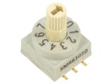 &Icirc;ntrerupător codificare SMD, 10 poziții, 2,54 mm